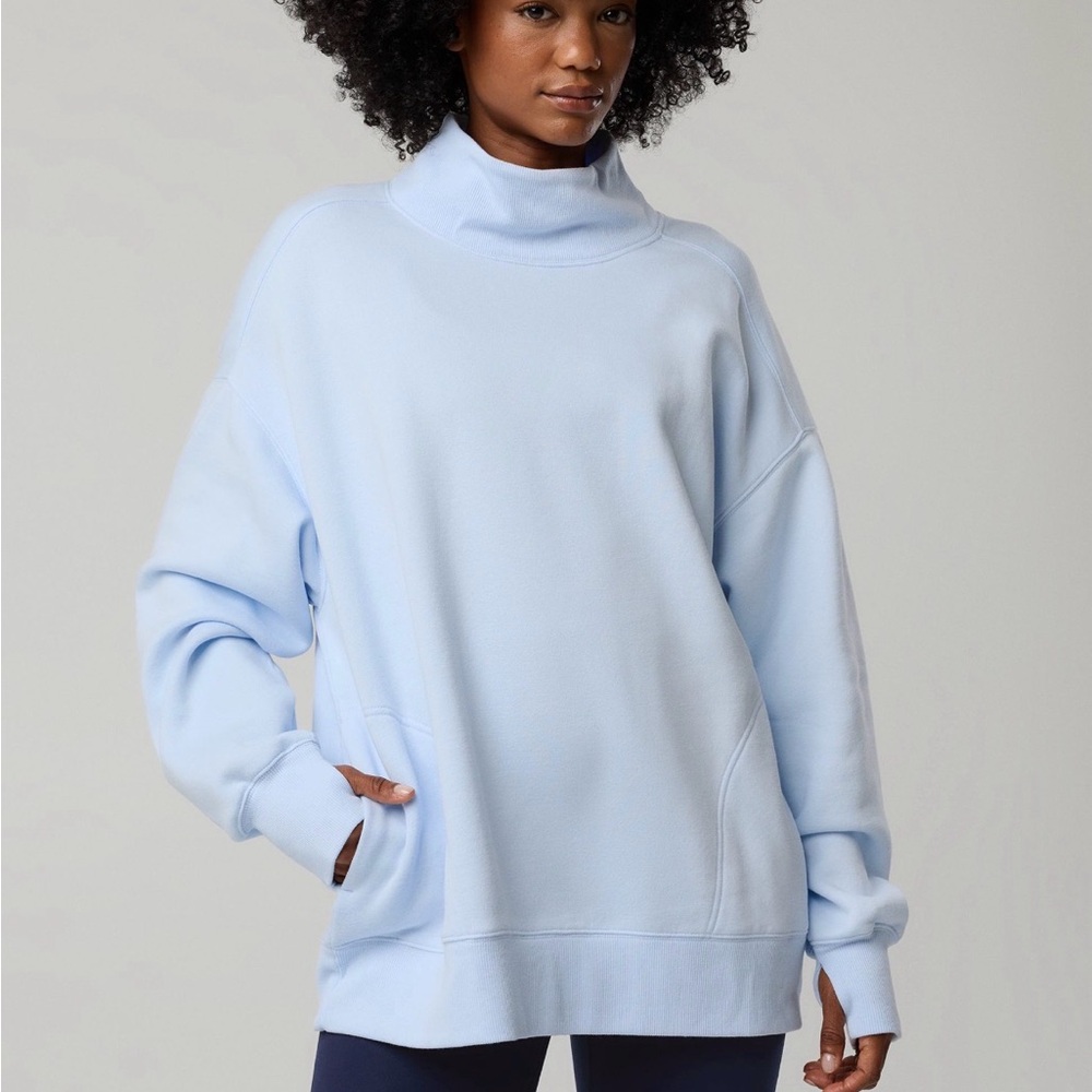 Offline by aerie Cloud Fleece Oversized Mockneck Sweatshirt